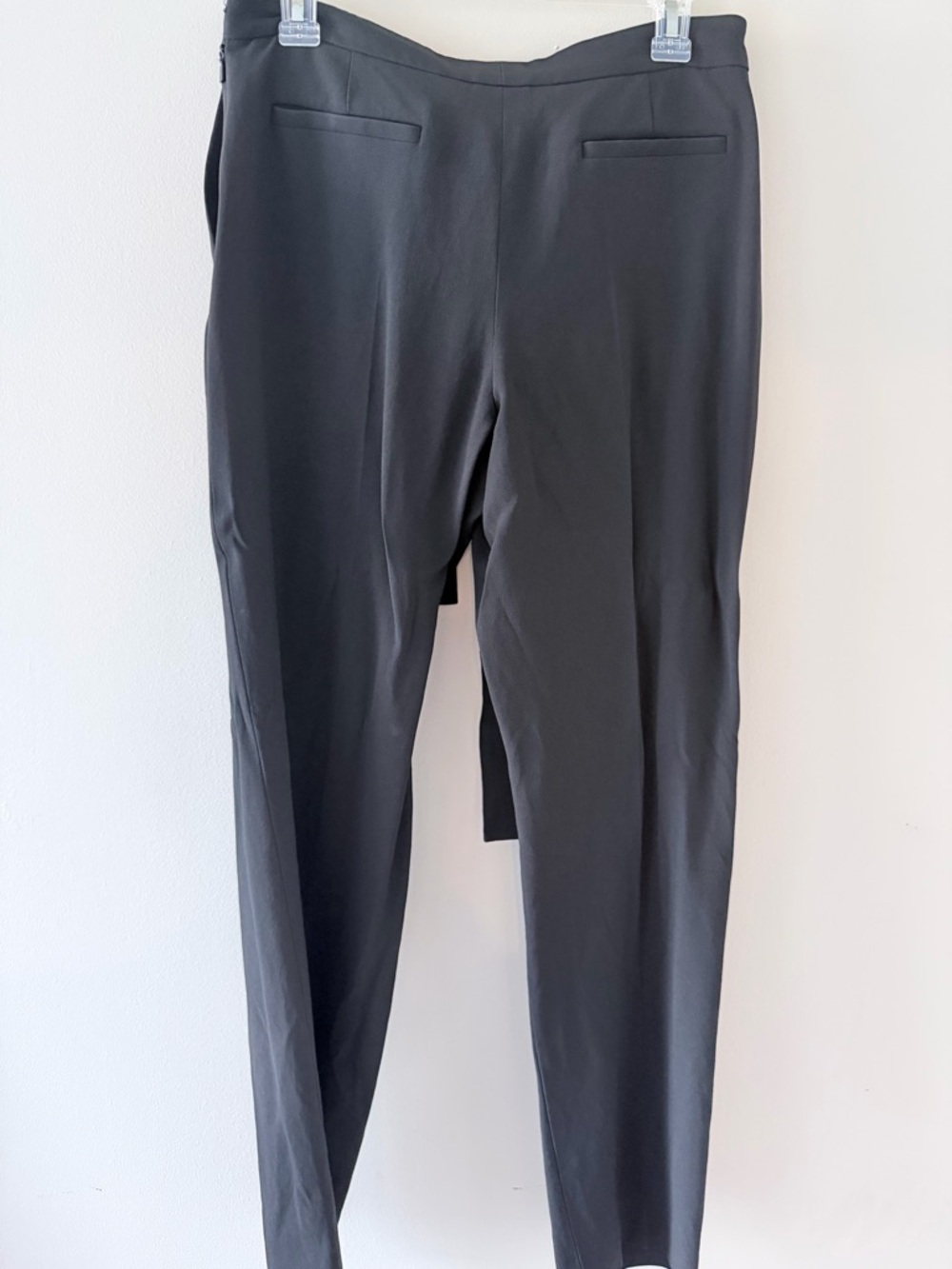 Chloe Women's Black Wrap Tie Pants - Picture 3 of 5